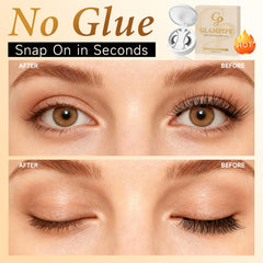 GlamPipe natural-look magnetic lashes blend seamlessly for daily wear.
