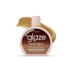 Glaze Super Gloss Caramel Lights bottle shown for rich color and shine