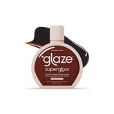 Glaze Supergloss Chocolate Gleam bottle with pump for easy dispensing