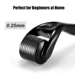 Glemme microneedle roller for beard areas, at-home grooming use.