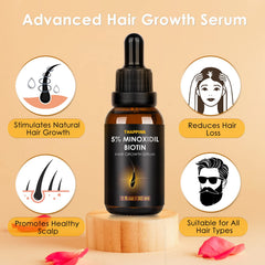 Glemme Minoxidil non-greasy serum ideal for daily use.