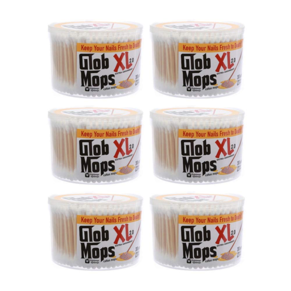 Glob Mops XL 2.0 cotton swabs packaging highlights eco-friendly materials for home cleanup.