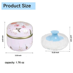 Glooyoderr removable sealing layer container keeps powder dry between uses.