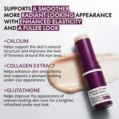 Glopink Calcium Multi Balm Stick on the neck supports hydration and skin resilience