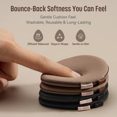 GloréBrochas triangle-tip sponge reaches under eyes and around features