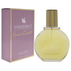 Gloria Vanderbilt EDT bottle cap close-up featuring refined detailing and brand quality