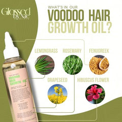 Glossed by Nae Voodoo: aceite de semilla de uva para brillo y salud capilar.