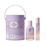 Glossier You Fleur bottle front view with thumbprint detail and fresh floral scent.
