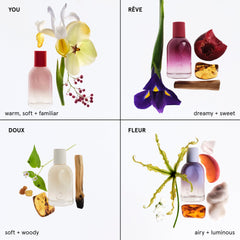 Unisex application shot showing skin-friendly scent intimacy.