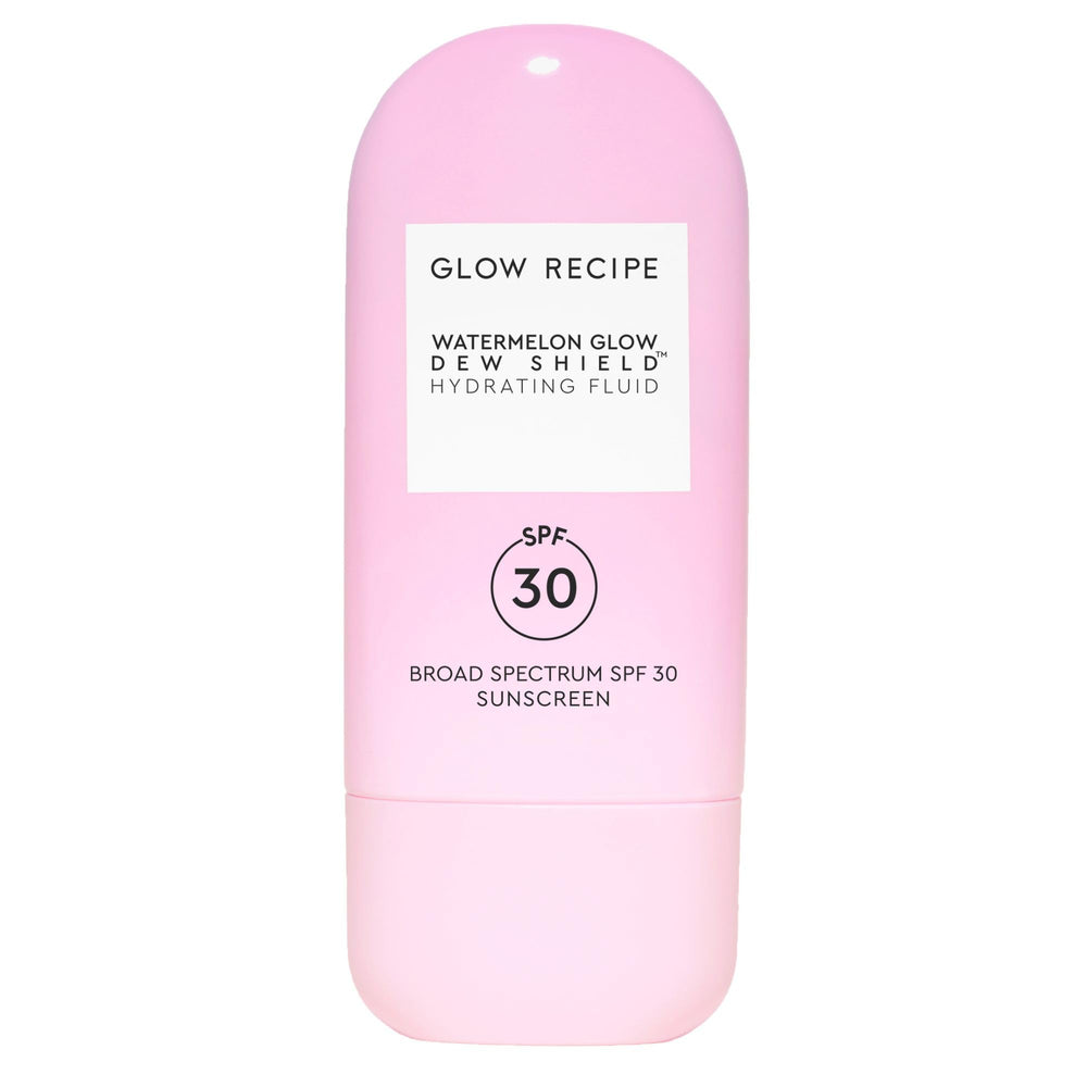 Glow Recipe Dew Shield sunscreen bottle ready for daily protection and a dewy finish.