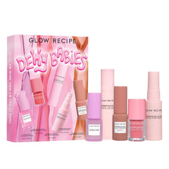 Glow Recipe Dewy Babies travel set box, compact and ready to pack for on-the-go routines.