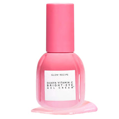 Glow Recipe Guava Vitamin C Brightening Eye Gel bottle ready for daily use.
