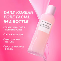 Glow Recipe PHA + BHA toner with watermelon extract for lasting hydration.