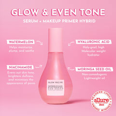 Glow Recipe Watermelon Niacinamide Dew Drops pump showcasing easy, precise dispensing