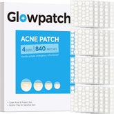 Glowpatch parches acne: paquete de 840 parches para uso prolongado en la piel.