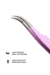 GMI Tweezers curved-tip lash isolation enables precise separation during applications.