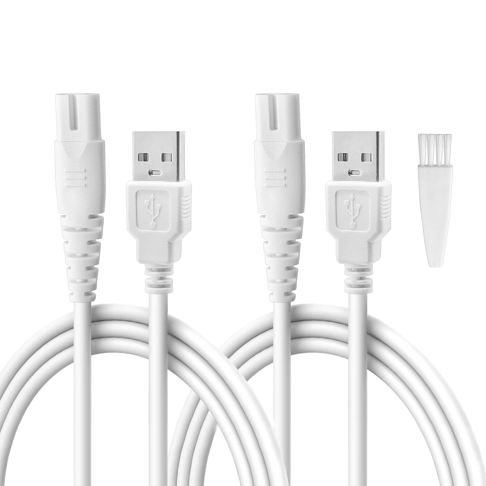 GnoTis 2-pack charger cable for foot callus remover, reliable home charging.