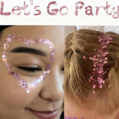 Go Ho holographic sequin mix adds dynamic sparkle with multi-size flakes.