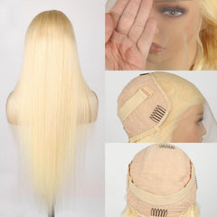Goalroya 613 lace-front wig close-up lace blends with skin tone.