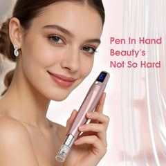 Goanpebl derma roller shown in home use setup