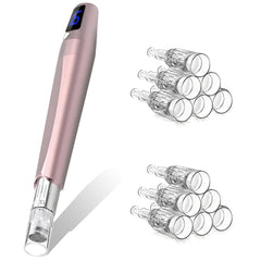 Goanpebl microneedle derma roller close-up for at-home skincare benefits