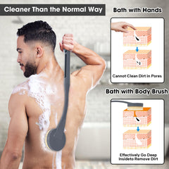 Gobiteli uso ducha espalda permite limpiar sin doblarte en la ducha