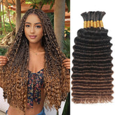 Goday boho braiding hair in deep wave for full, voluminous braids.