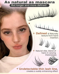 Goddvenus 12mm lash clusters suitable for daily subtle lift