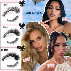 Goddvenus D-Curl lashes lift eyes on all eye shapes