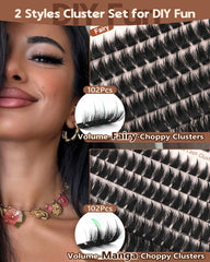 Goddvenus fairy lash clusters use soft fiber for feather-light wear.