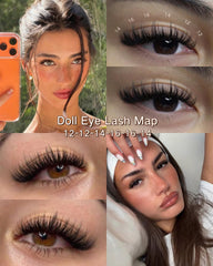 Goddvenus lash clusters 16mm for bold volume and drama