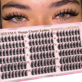 Goddvenus Manga Lash Clusters 12mm for natural, voluminous flutter.