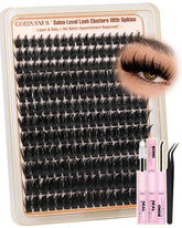 Goddvenus manga lash clusters with spikes for textured volume