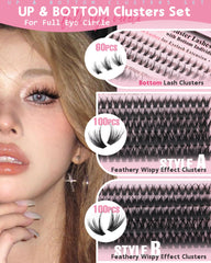 Goddvenus Waterproof Lash Cluster Glue bottle shown for smudge-proof wear.