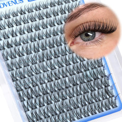 Goddvenus wispy lash clusters 10-16mm provide a natural flutter for everyday wear.