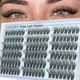 Goddvenus wispy lash clusters 12mm for a natural daytime look.