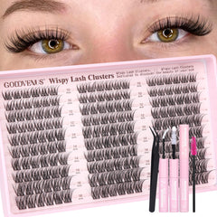 Goddvenus Wispy Lash Clusters kit for natural-definition lashes.