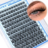 Goddvenus Wispy Lash Clusters for easy DIY extensions and natural flutter.