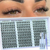 Goddvenus Wispy Lash Clusters Kit full set for natural, daily-ready volume.