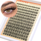 Goddvenus Wispy Lash Clusters pack showing 10-16mm lengths for customizable volume