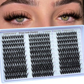 Goddvenus wispy lash clusters wet set for natural volume.