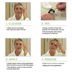Color de cejas duradero hasta 4-5 semanas con Godefroy.