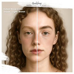 Godefroy Brow Color step 2 demonstrates setting and finalization