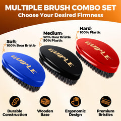 Goiple 360 Wave Kit medium brush for balanced wave control