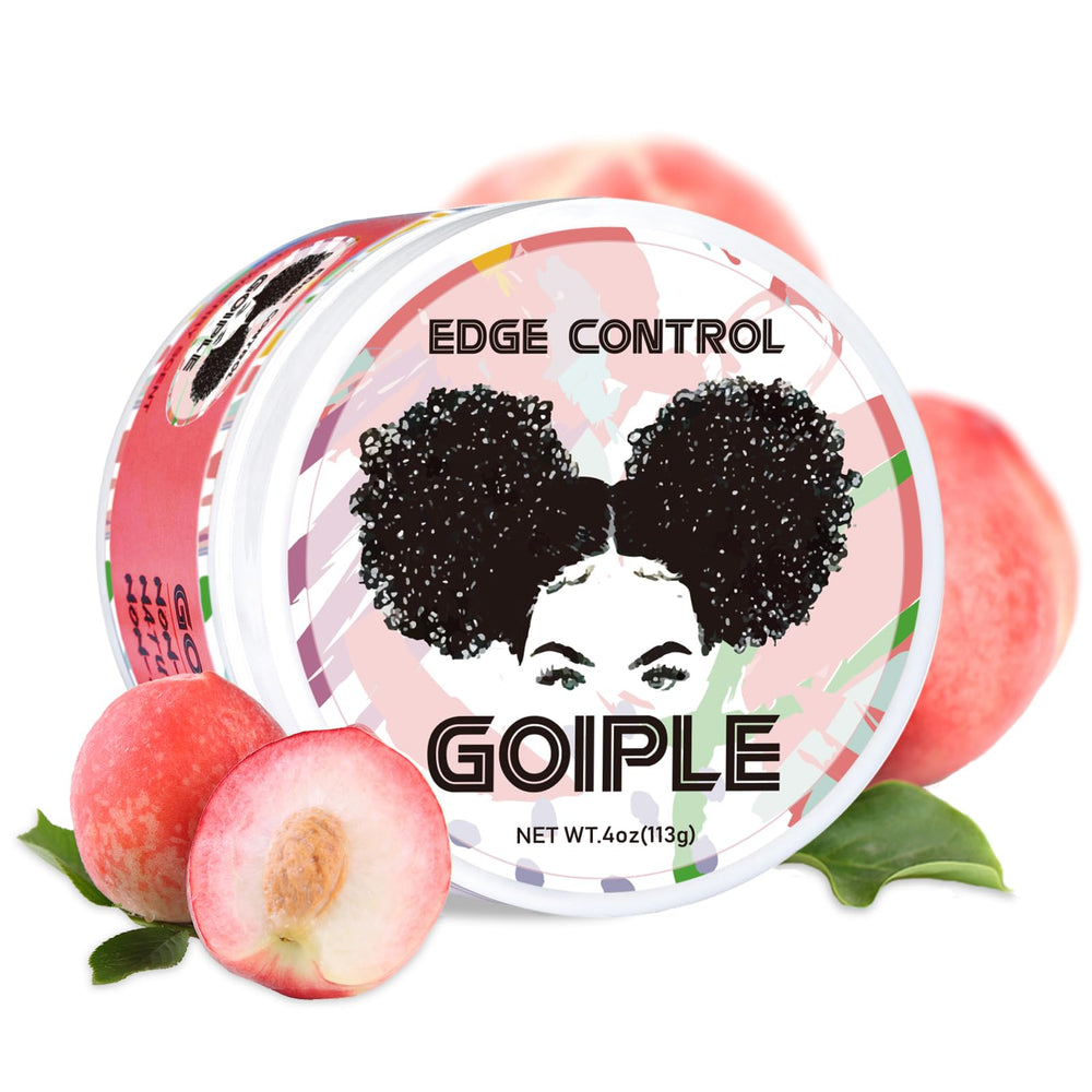 Goiple Cera de control de bordes, botella, peinado definido y limpio.