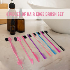 Goiple double-sided edge comb for precise back brushing and smoothing.