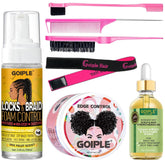 Goiple Edge Control Wax para peinar bordes con fijado sin grasa para pelo negro.