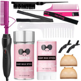Goiple electric hot comb pink hair straightener for fast, smooth styling.