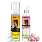 Goiple espuma para trenzas hidrata y suaviza el cabello durante peinado