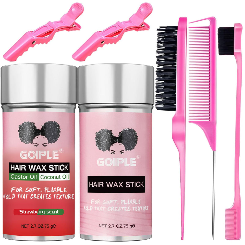 Goiple hair pomade stick packaging showing compact tool for easy storage and transport